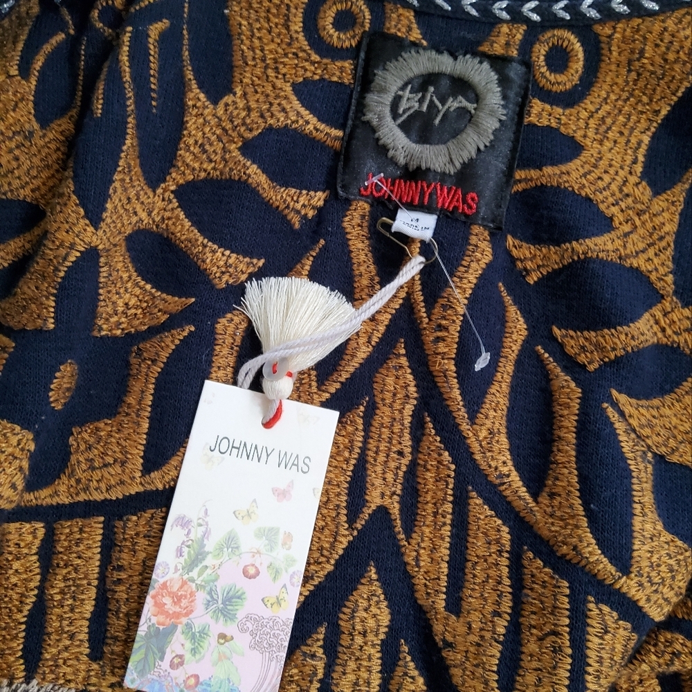 Johnny Was Embroidered Harlow Jacket Size M - Picture 7 of 15